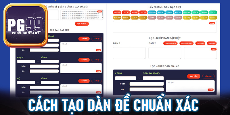 Cách tạo dàn đề chuẩn xác giúp nâng cao xác suất trúng thưởng