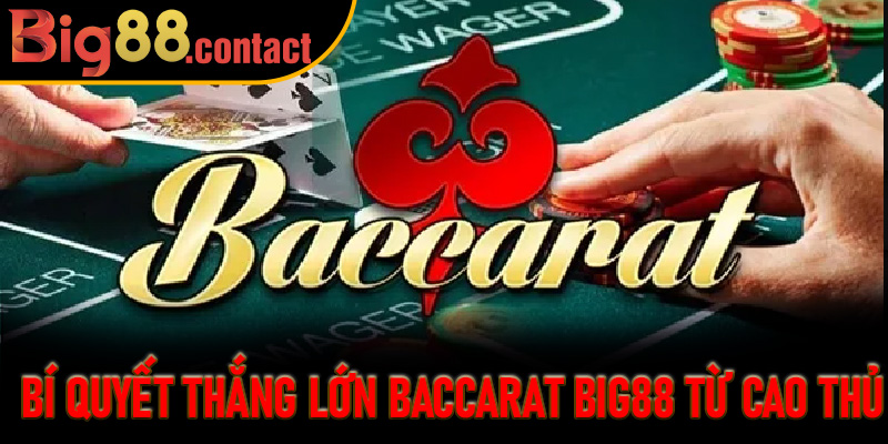 Bí Quyết Thắng Lớn Baccarat Big88 Từ Cao Thủ Casino
